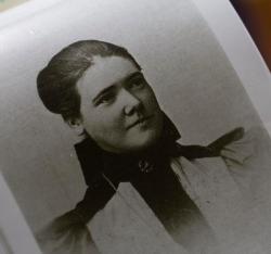 Astrid Cleve som ung