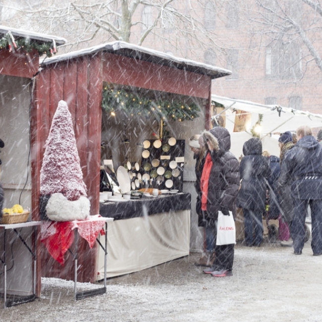 Hovstallets julmarknad en trevlig bekantskap Tomatsallad