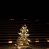 julgran och scen